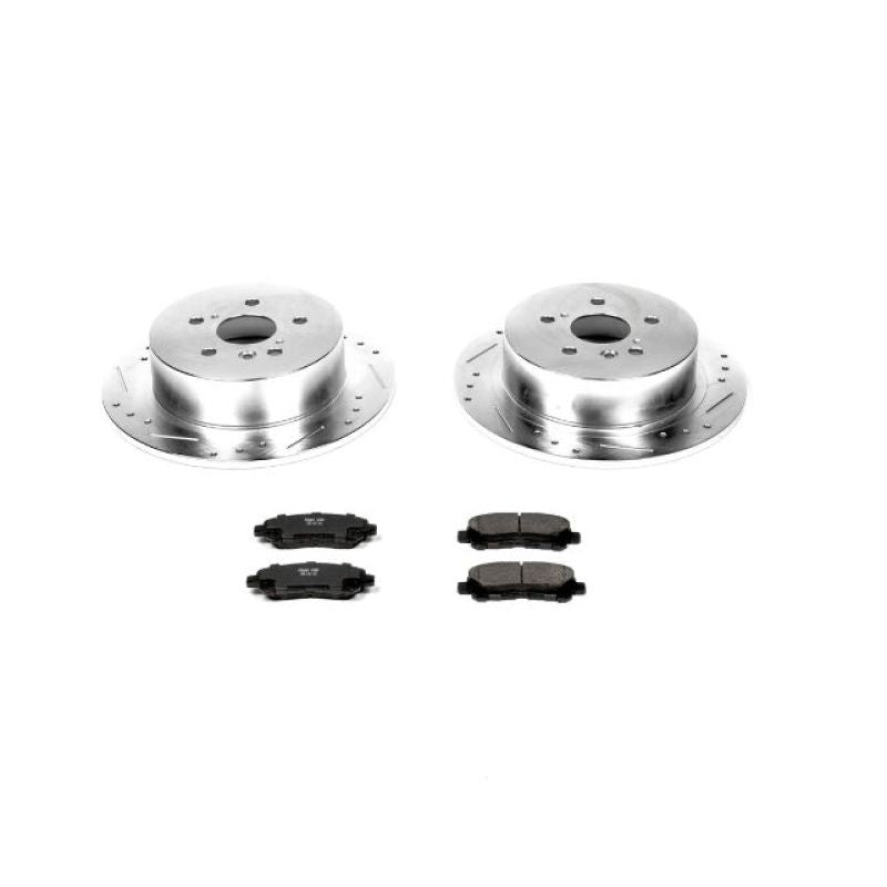 PSB Z23 Evolution Kit - Power Stop 08-13 Toyota Highlander Rear Z23 Evolution Sport Brake Kit