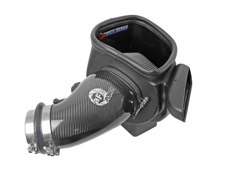 AFE Track Series Intake - aFe 12-21 Jeep Grand Cherokee 6.4L Track Series Carbon Fiber Cold Air Intake w/Pro Dry S Filter