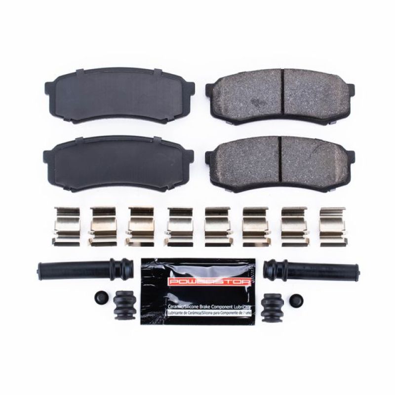 PSB Z23 Evolution Brake Pads - Power Stop 10-19 Lexus GX460 Rear Z23 Evolution Sport Brake Pads w/Hardware