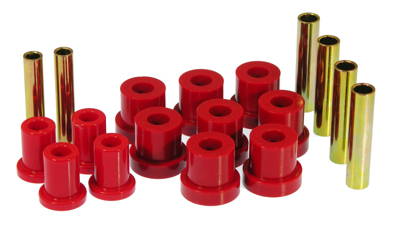 PRO Spring/Shackle Bush- Red - Prothane 88-91 Chevy Blazer/Suburban 4wd Front Spring Eye Bushings - Red