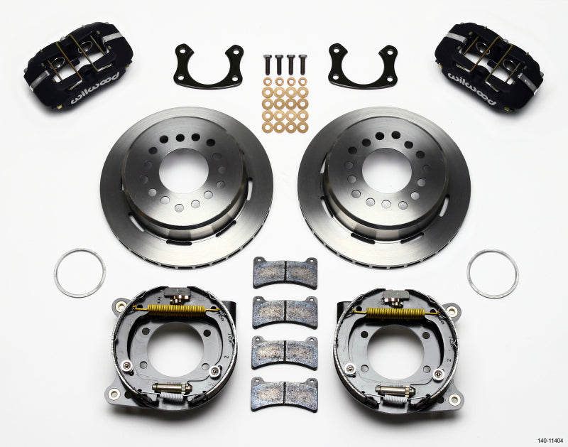 WIL Dynapro Brake Kit - Wilwood Dynapro Low-Profile 11.00in P-Brake Kit New Big Ford 2.50in Off Front Mount