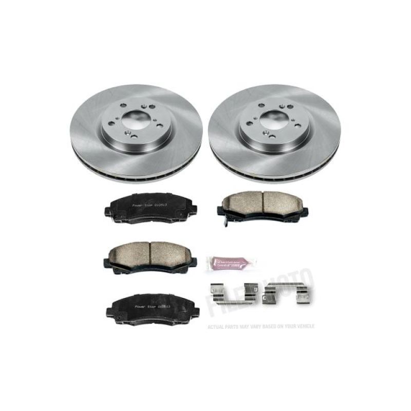 PSB Autospecialty Kit - Power Stop 12-14 Honda Ridgeline Front Autospecialty Brake Kit
