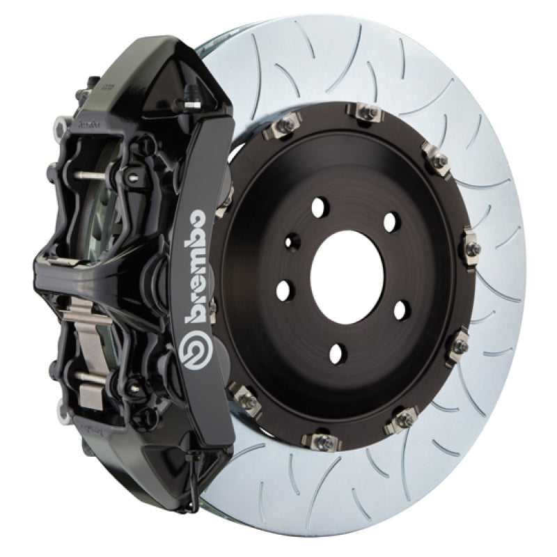 BRB Big Brake Kits - Brembo 09-13 X5M Front GT BBK 6 Piston Cast 405x34 2pc Rotor Slotted Type3-Black