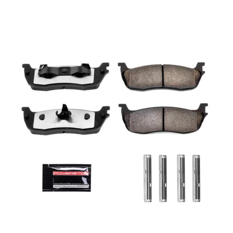 PSB Z36 Truck & Tow Brake Pads - Power Stop 97-02 Ford Expedition Rear Z36 Truck & Tow Brake Pads w/Hardware