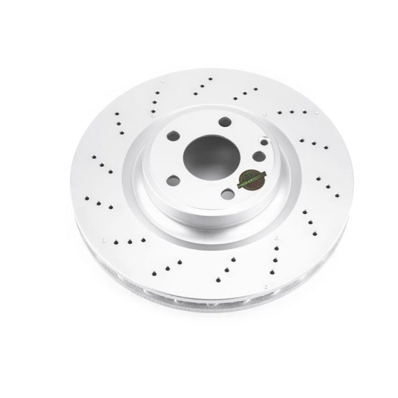 PSB Evolution Coated Rotor - Power Stop 17-18 Mercedes-Benz SLC300 Front Evolution High Carbon Geomet Coated Rotor