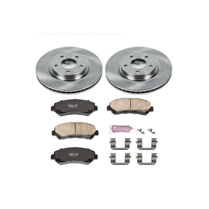 PSB Autospecialty Kit - Power Stop 08-14 Nissan Rogue Front Autospecialty Brake Kit