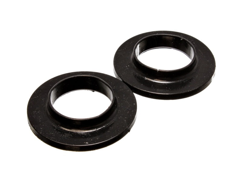 ES Spring Isolators - Black - Energy Suspension Universal 2 1/8in ID 3 3/4in OD 3/4in H Black Coil Spring Isolators (2 per set)