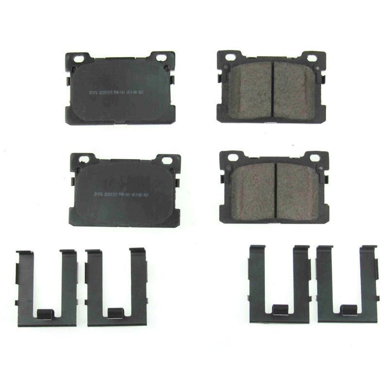 PSB Z17 Evolution Brake Pads - Power Stop 17-19 Genesis G90 Rear Z17 Evolution Ceramic Brake Pads w/Hardware