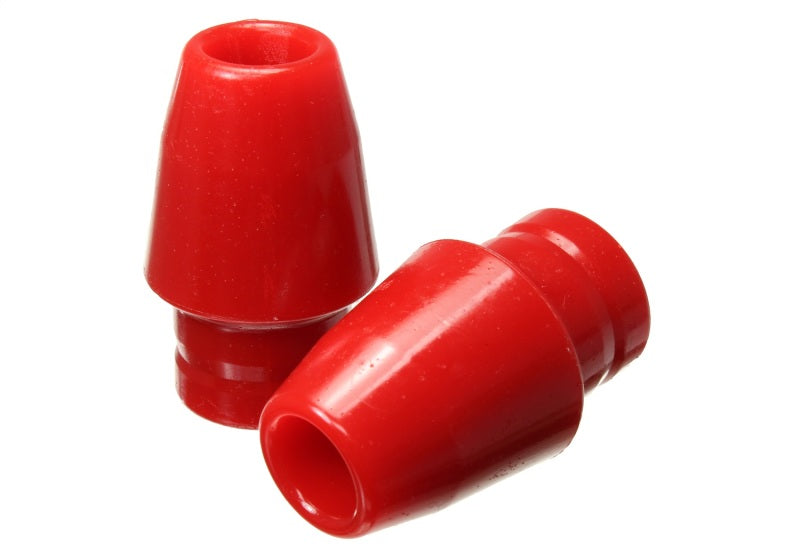 ES Bump Stops - Red - Energy Suspension 07-18 Jeep Wrangler JK Front Red Bump Stop - Extended Height 1 3/4in