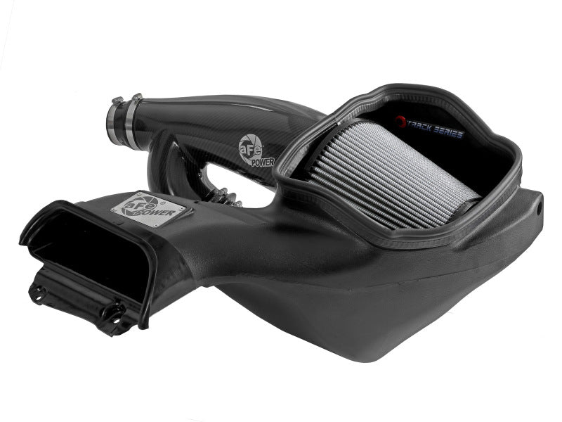 AFE Track Series Intake - aFe 21-24 Ford F150 Raptor Track Series Carbon Fiber Cold Air Intake System w/ Pro DRY S Filter
