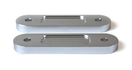 BX Bump Steer Kits - BLOX Honda S2000 Racing Front 12mm Thin Spacer Bump Steer Kit - Silver (Lowered 1in and more)