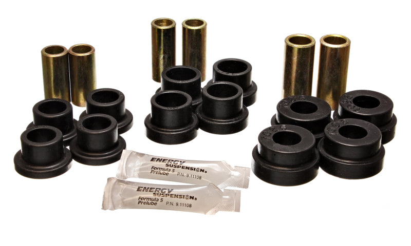 ES Cntrl Arm Bushings - Black - Energy Suspension 64-75 BMW 2002 Black Front Control Arm Bushing Set