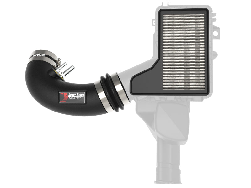 AFE Super Stock Induction System - aFe Super Stock Induction System Pro Dry S Media 15-17 Ford Mustang V8-5.0L