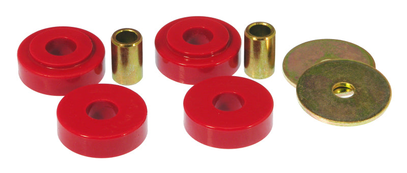 PRO Transmission Mounts - Red - Prothane 82-92 Chevy Camaro Secondary Transmission Crossmember Kit - Red