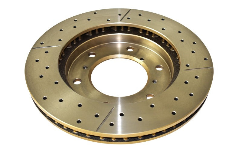 DBA Street Slot&Drill Rotors - DBA 15-18 Subaru Legacy 2.5i Front Drilled & Slotted Street Series Rotor