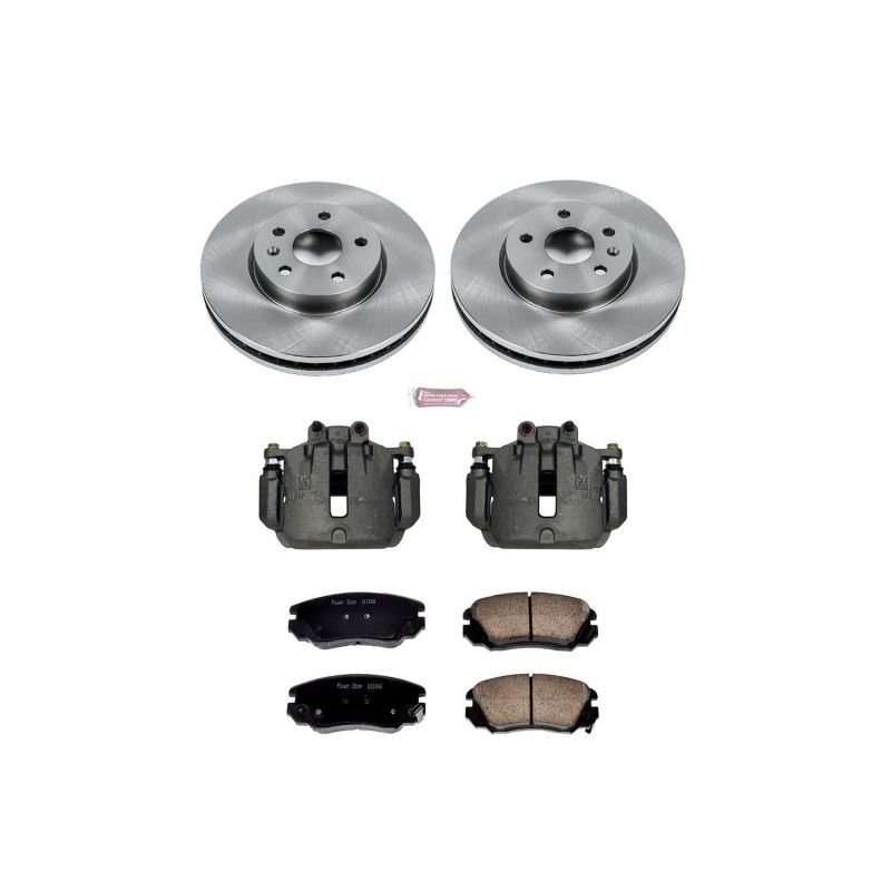 PSB Autospecialty Caliper - Power Stop 10-11 Saab 9-5 Front Autospecialty Kit w/Cals