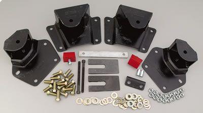 BT Hanger Kit - Belltech HANGER KIT 97-04 Dakota ALL Cbs 4Hgrs 4inch