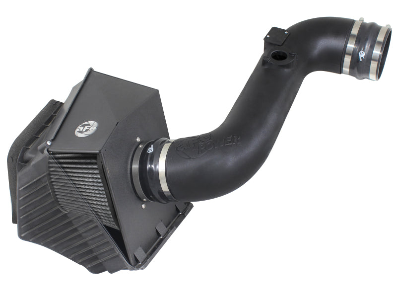 AFE Magnum FORCE Stage-2 Cold Air Intakes - aFe Magnum FORCE Stage-2 Pro DRY S Intake System 11-15 GM Diesel Trucks V8 6.6L (td) LML