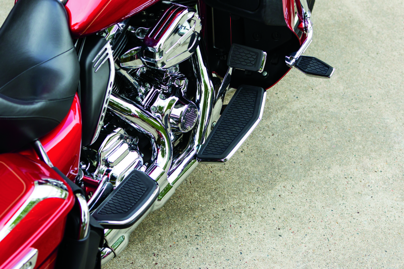 KUR Mini Boards B - Kuryakyn Hex Passenger Board Inserts Chrome