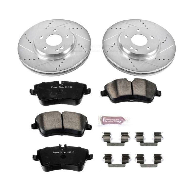 PSB Z23 Evolution Kit - Power Stop 06-08 Mercedes-Benz SLK280 Front Z23 Evolution Sport Brake Kit