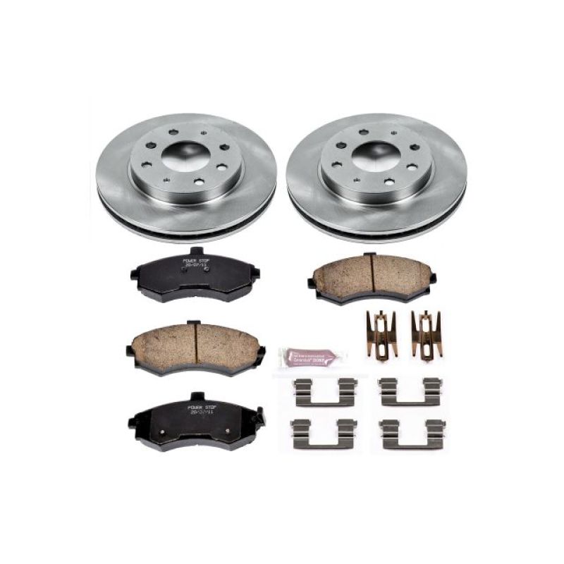 PSB Autospecialty Kit - Power Stop 02-05 Hyundai Elantra Front Autospecialty Brake Kit