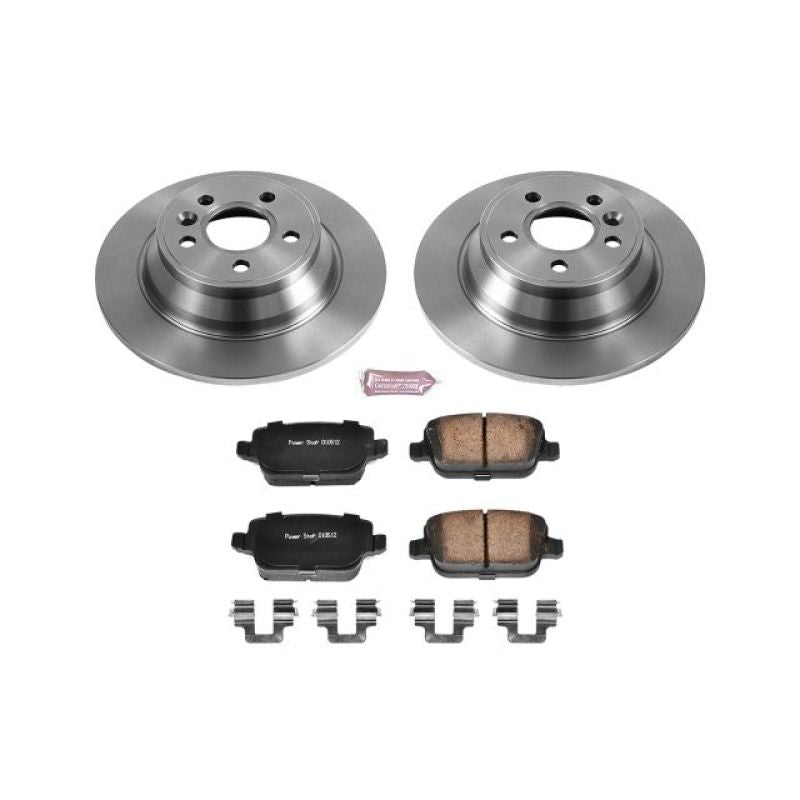 PSB Autospecialty Kit - Power Stop 07-11 Volvo S80 Rear Autospecialty Brake Kit