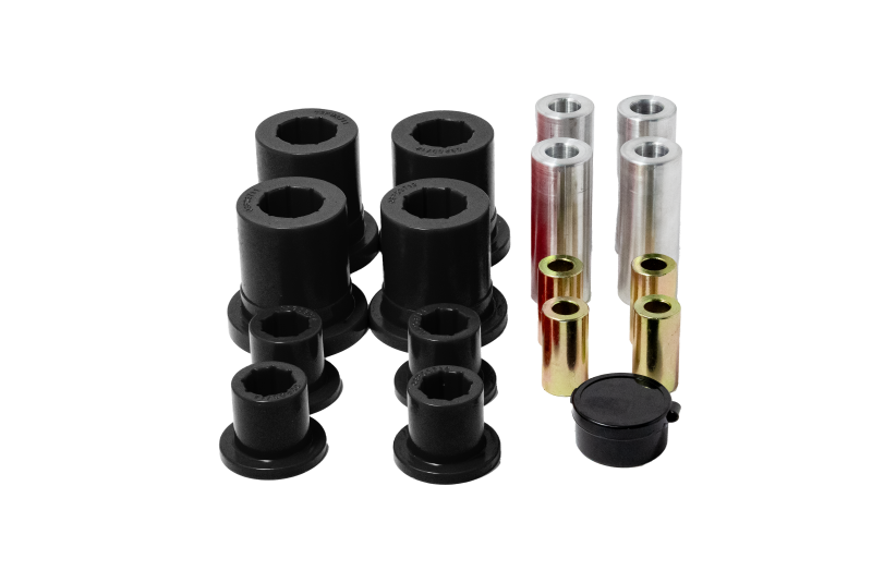 ES Cntrl Arm Bushings - Black - Energy Suspension 10-18 Dodge Ram 1500 2WD Front Control Arm Bushing Set - Black
