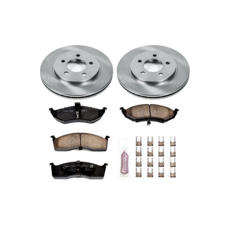 PSB Autospecialty Kit - Power Stop 2000 Chrysler Grand Voyager Front Autospecialty Brake Kit