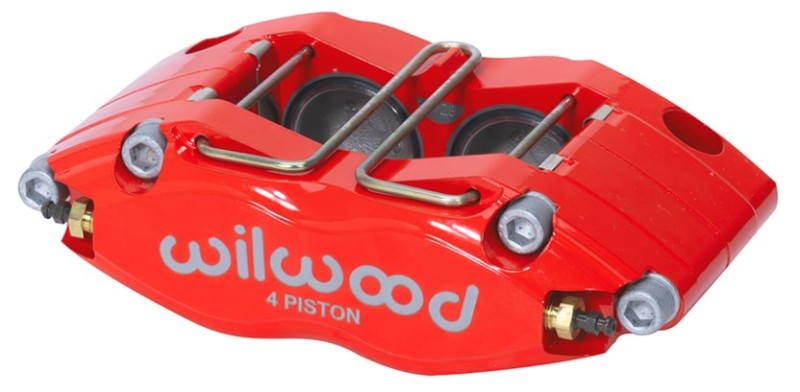 WIL Dynapro Caliper - Wilwood Caliper- DPR-DS - Red 1.25in Piston .38/.500in Rotor - Dust Seal