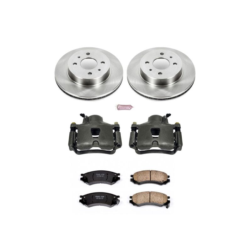 PSB Autospecialty Kit w/Cals - Power Stop 91-92 Saturn SC Front Autospecialty Brake Kit w/Calipers