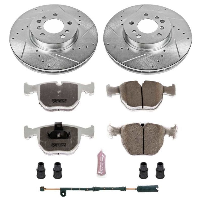 PSB Z26 Street Warrior Kit - Power Stop 00-06 BMW X5 Front Z26 Street Warrior Brake Kit