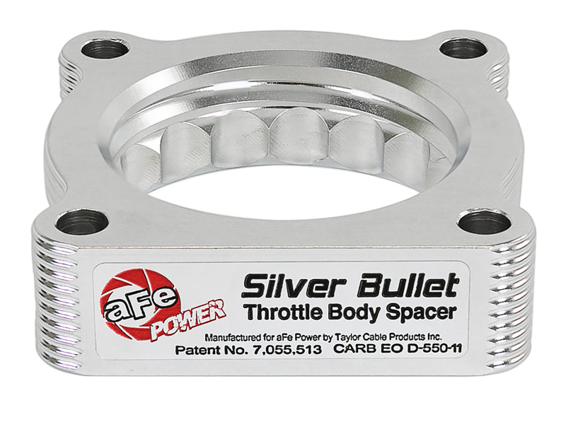 AFE Silver Bullet TBS CARB Approved - aFe Silver Bullet Throttle Body Spacers TBS Toyota Tacoma 05-11 V6-4.0L