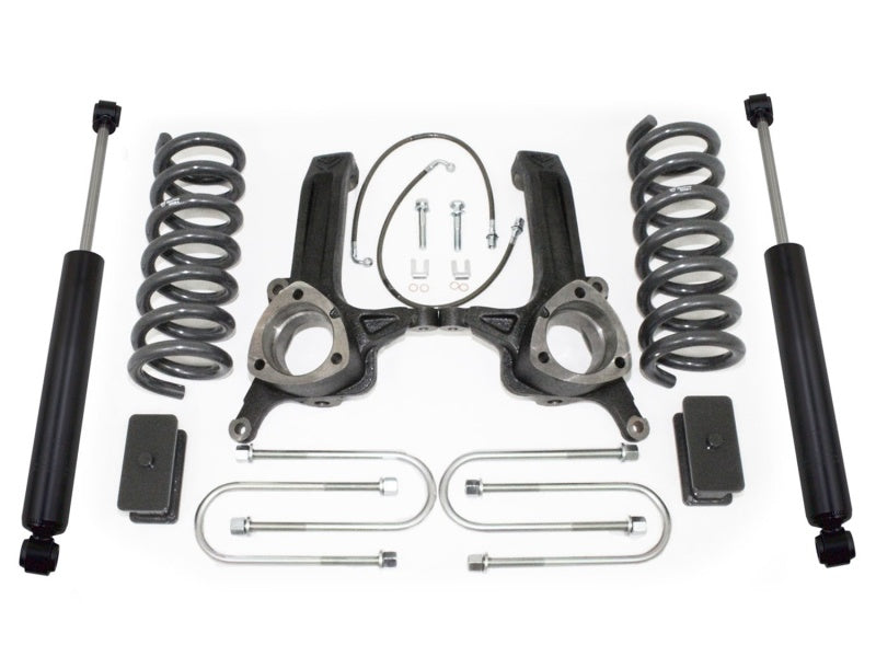 MXT Lift Spindles - MaxTrac 03-08 Dodge RAM 2500/3500 2WD Diesel 4.125in Axle 6in/2.5in MaxPro Lift Kit w/MaxTrac Shocks