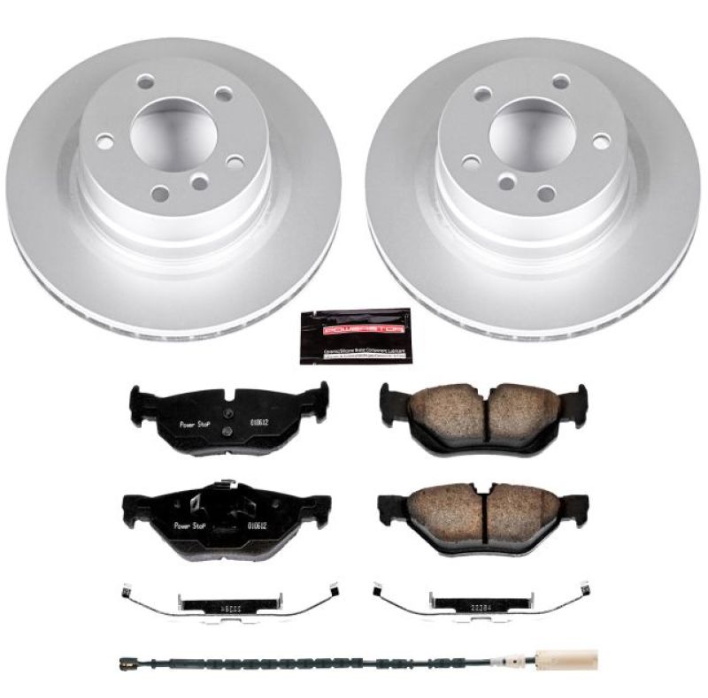 PSB Z23 Evolution Coated Kit - Power Stop 11-13 BMW 328i Rear Z23 Evolution Sport Coated Brake Kit
