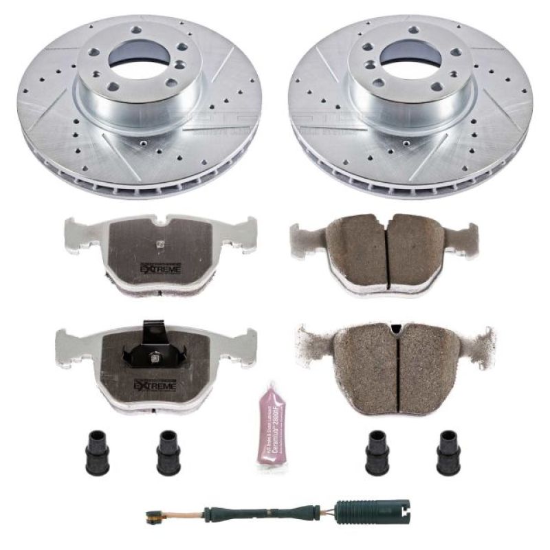 PSB Z26 Street Warrior Kit - Power Stop 1995 BMW 740i Front Z26 Street Warrior Brake Kit