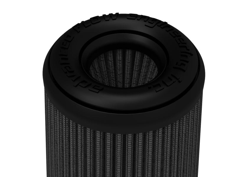 AFE Universal Pro-5 R Filter - aFe Momentum Intake Air Filter w/Black Pro 5R 3-1/2IN F x 5IN B x 3-1/2IN T (Inverted) x 6IN
