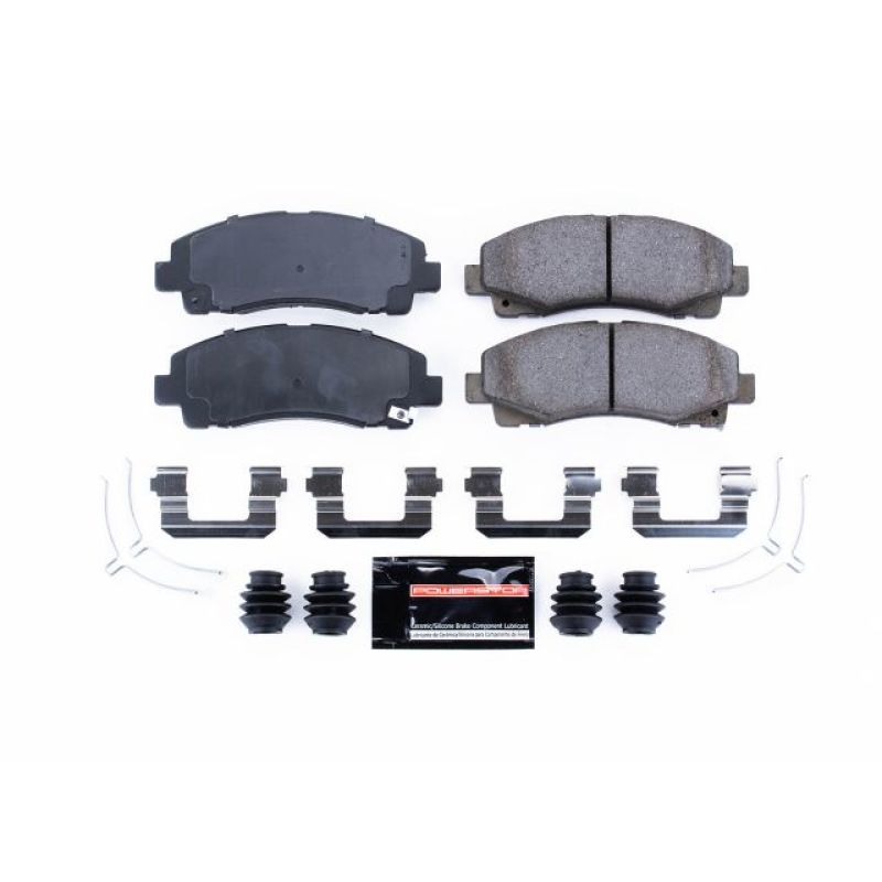 PSB Z23 Evolution Brake Pads - Power Stop 15-19 Acura TLX Front Z23 Evolution Sport Brake Pads w/Hardware