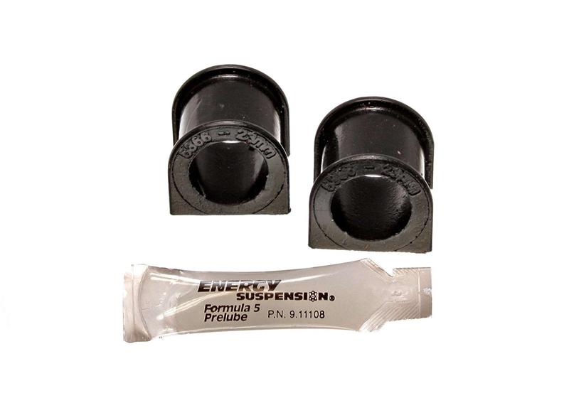 ES Sway Bar Bushings - Black - Energy Suspension 90-93 Acura Integra Black 22mm Front Sway Bar Bushings