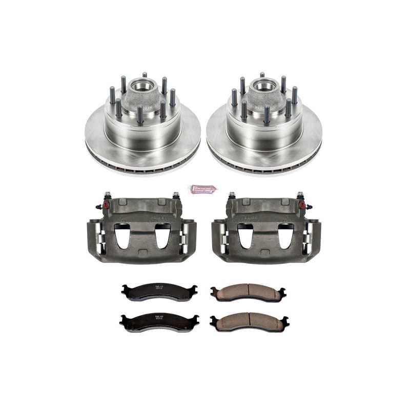 PSB Autospecialty Rotor - Power Stop 95-97 Ford F-350 Front Autospecialty Kit w/Cals