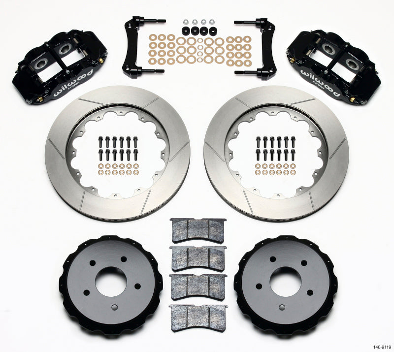WIL Superlite Brake Kit - Wilwood Narrow Superlite 4R Rear Kit 14.00in 97-04 Corvette C5/Z06 05-13 C6