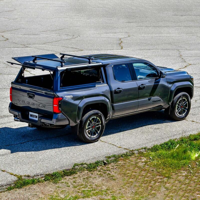 WES EXP Truck Caps - Westin EXP Truck Cap COMPLETE KIT A + BS (24-25 Toyota Tacoma 5ft. Bed) - Black