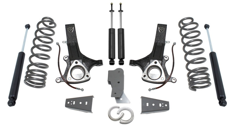 MXT Lift Spindles - MaxTrac 09-18 RAM 1500 2WD V6 Gas 6.5in/4.5in MaxPro Spindle Lift Kit w/MaxTrac Shocks