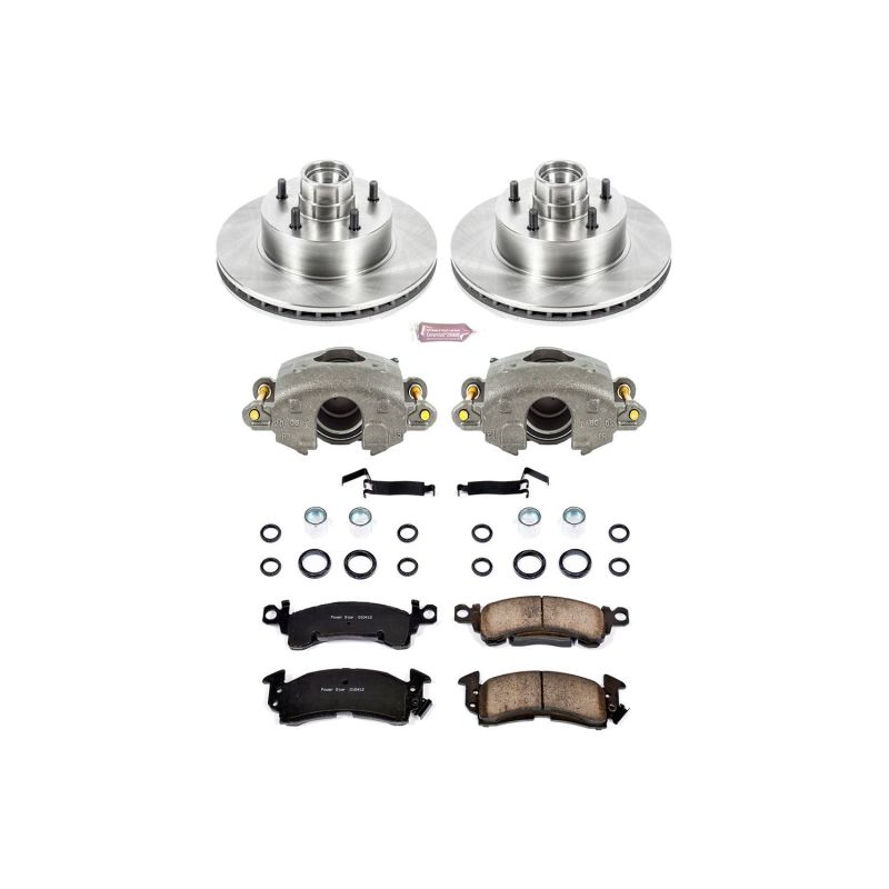 PSB Autospecialty Kit w/Cals - Power Stop 1985 Buick Electra Front Autospecialty Brake Kit w/Calipers