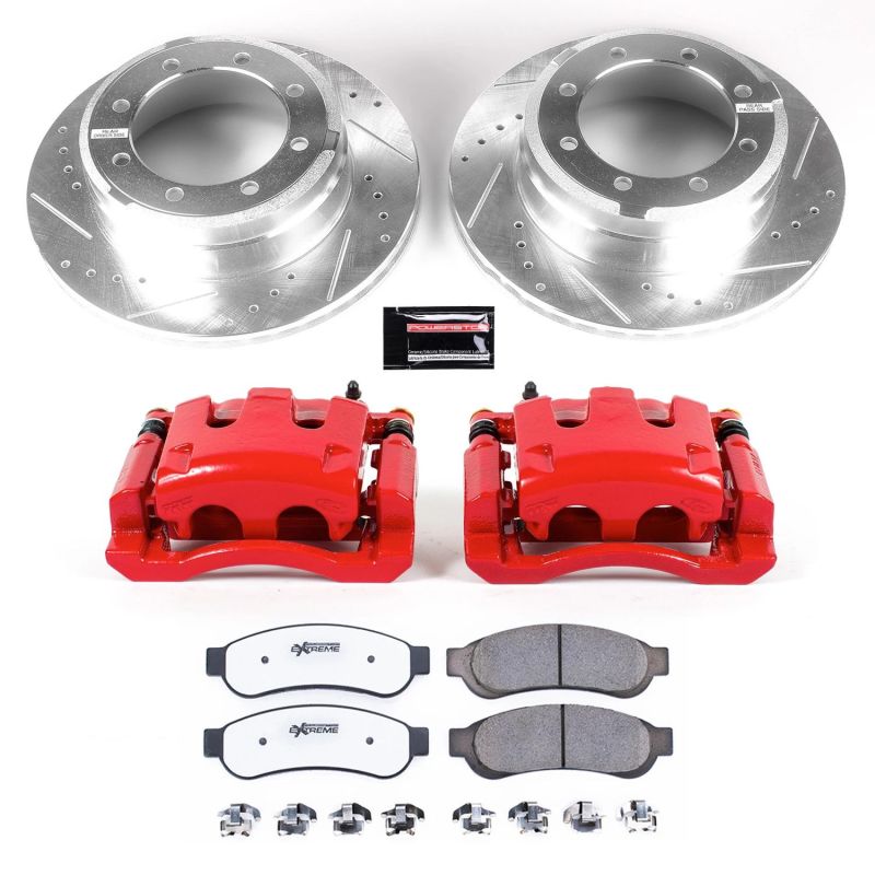 PSB Z36 Truck & Tow Kit - Power Stop 10-12 Ford F-450 Super Duty Rear Z36 Truck&Tow Kit w/Cals