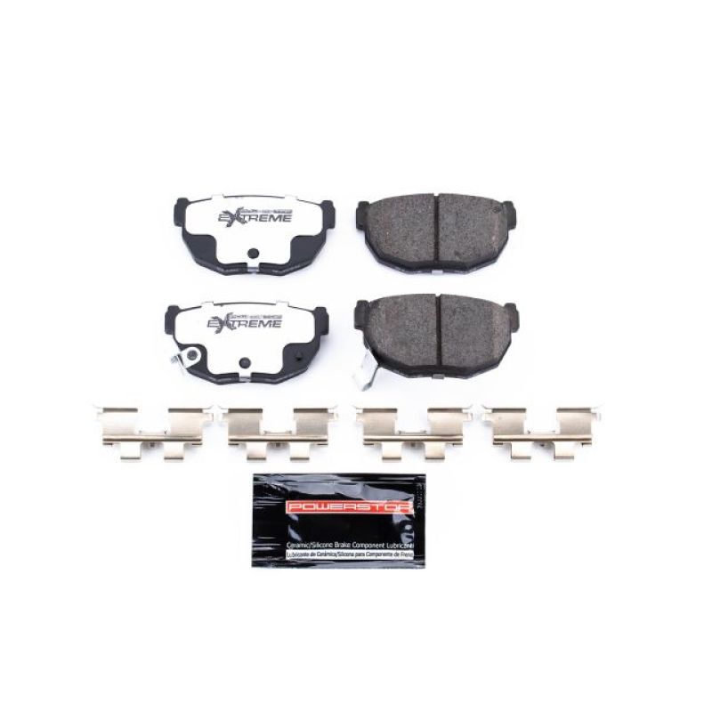 PSB Z26 Extreme Brake Pads - Power Stop 86-88 Nissan 200SX Rear Z26 Extreme Street Brake Pads w/Hardware