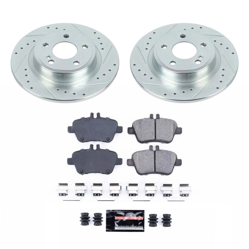PSB Z23 Evolution Kit - Power Stop 17-19 Infiniti QX30 Rear Z23 Evolution Sport Brake Kit
