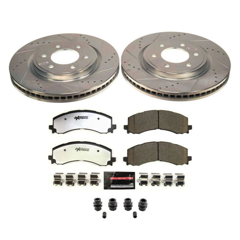 PSB Z36 Truck & Tow Kit - Power Stop 2022 Lincoln Navigator Front Z36 Truck & Tow Brake Kit