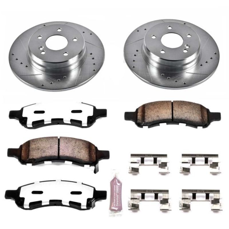 PSB Z36 Truck & Tow Kit - Power Stop 06-07 Buick Rainier Front Z36 Truck & Tow Brake Kit