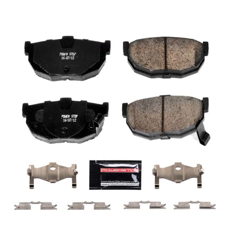 PSB Z23 Evolution Brake Pads - Power Stop 94-06 Hyundai Elantra Rear Z23 Evolution Sport Brake Pads w/Hardware