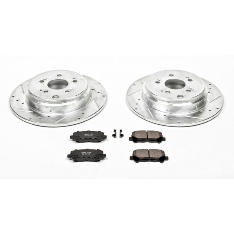 PSB Z23 Evolution Kit - Power Stop 07-13 Acura MDX Rear Z23 Evolution Sport Brake Kit